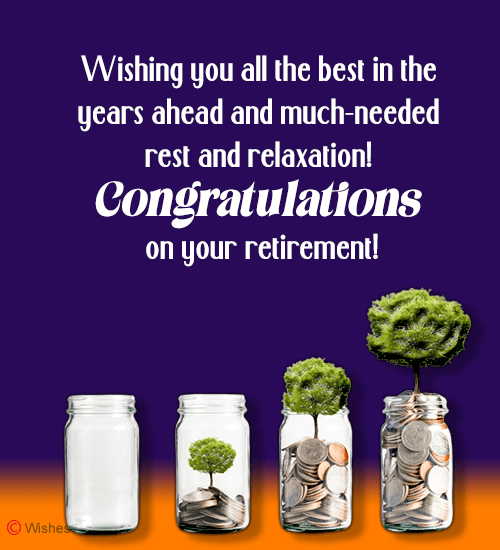 Retirement Wishes for Colleagues