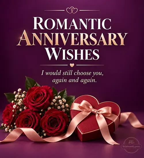 Romantic Anniversary Wishes for Husband