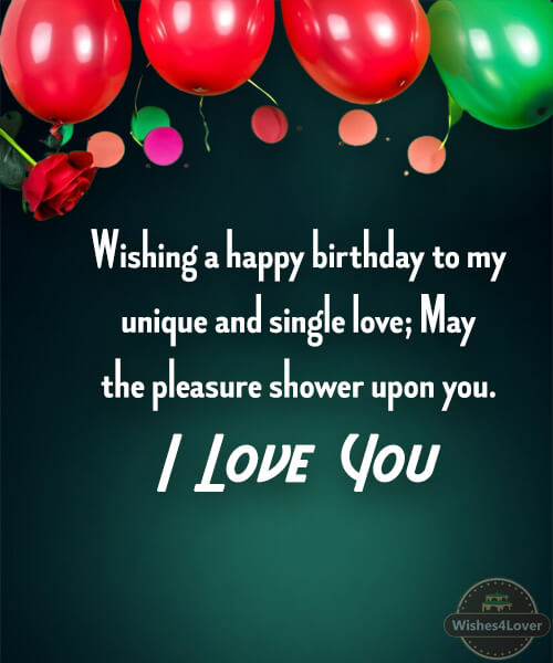Romantic Birthday Wishes for Husband from Wife