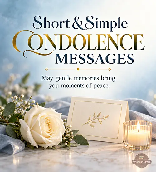 Short and Simple Condolence Messages