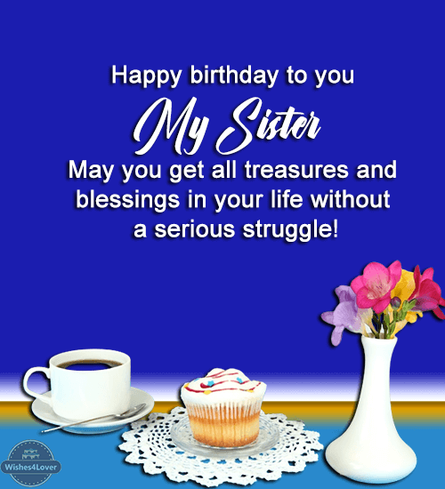 Sweet Birthday Wishes for Your Sister