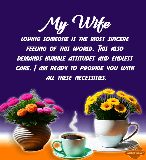 Sweet Good Morning Messages for Wife