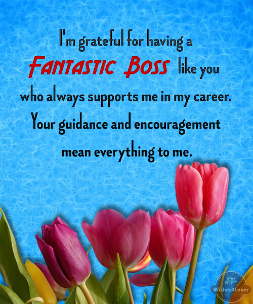 Thank You For Support Me for Boss