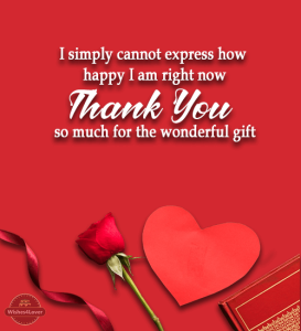 Thank You Messages for Gifts Received - Wishes4Lover