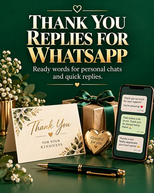 Thank You for Anniversary Wishes on WhatsApp and Facebook