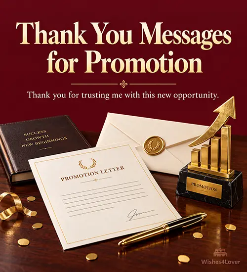 Thank you boss for promotion