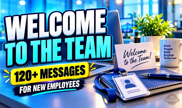 Welcome Messages for New Employees