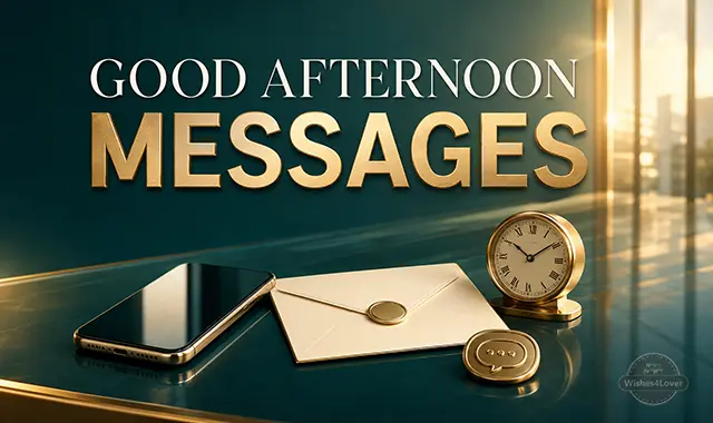 Good Afternoon Messages