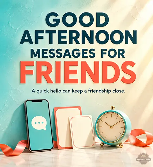 Good Afternoon Messages for Friends