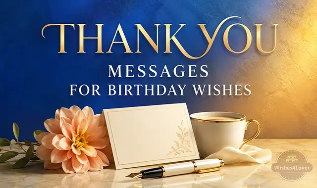 Thank You Messages for Birthday Wishes